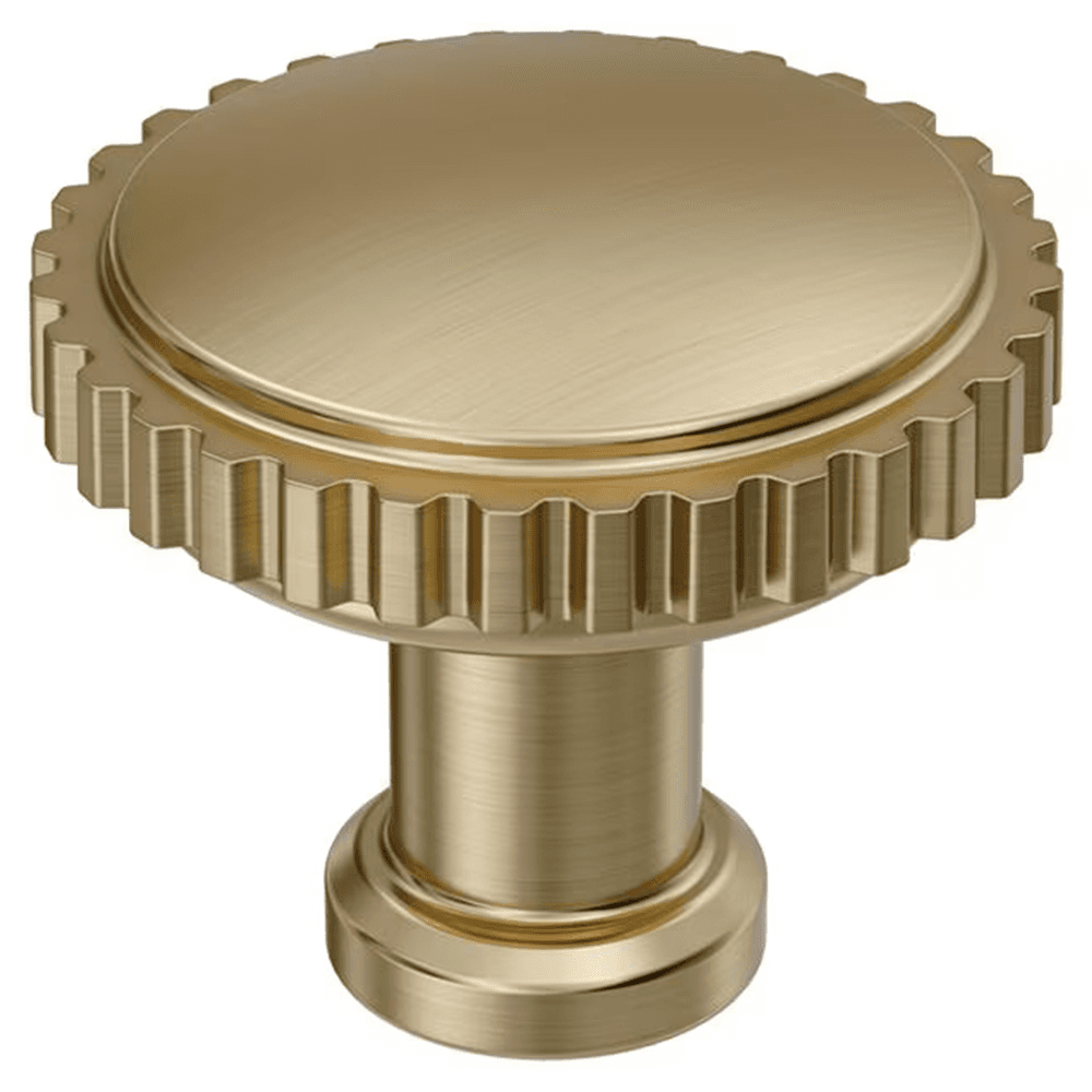 1-1/4" Farewind Cabinet Knob, Golden Champagne