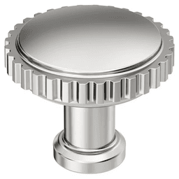 1-1/4" Farewind Cabinet Knob, Polished Nickel
