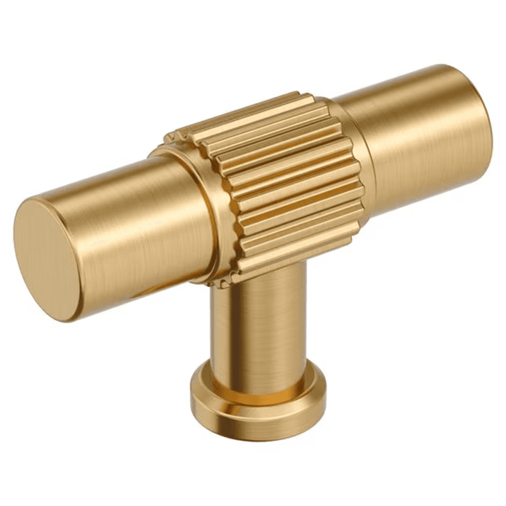 2" Farewind Cabinet Knob, Champagne Bronze