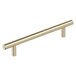 6-5/16" Bar Pulls Cabinet Pull, Golden Champagne