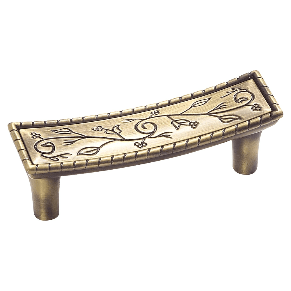 3" Vineyard Handle Pull, Weathered Copper