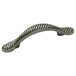 3" Cyprus Arch Pull, Weathered Nickel, 4-13/16" Length