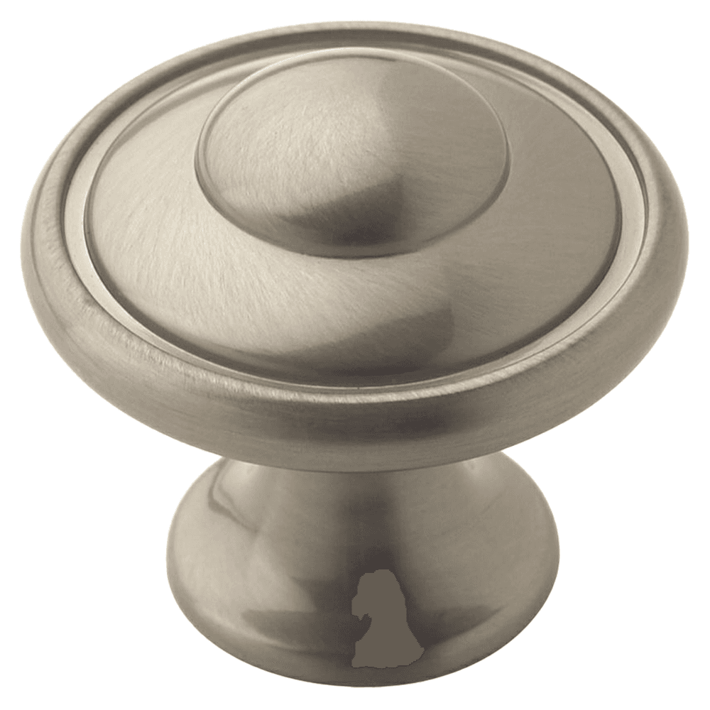 1-3/16" Everyday Heritage Round Knob, Satin Nickel, 1-1/16" Projection