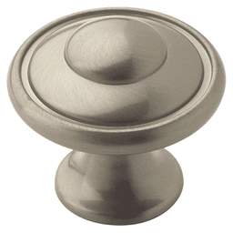 1-3/16" Everyday Heritage Round Knob, Satin Nickel, 1-1/16" Projection