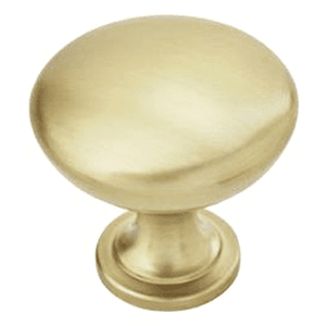 1-1/4" Edona Round Cabinet Knob, Golden Champagne