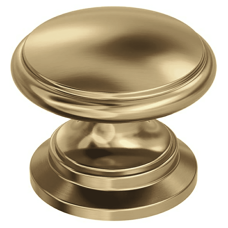 1-1/4" Ravino Round Cabinet Knob, Champagne Bronze