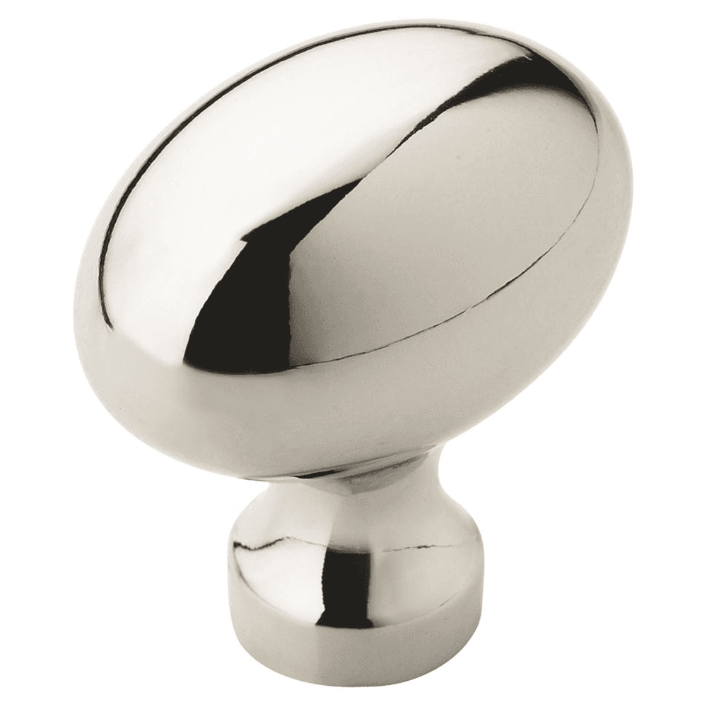 1-3/8" Allison™ Value Oval Knob, Polished Chrome