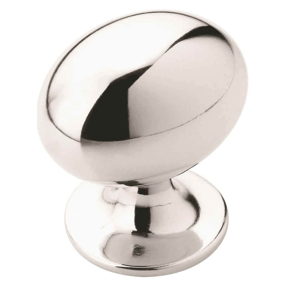 1-1/4" Allison™ Value Oval Knob, Polished Chrome