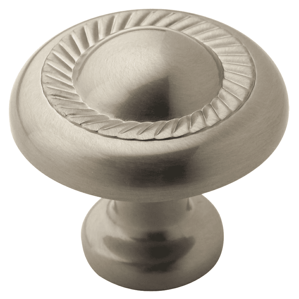 1-1/4" Everyday Heritage Round Knob, Satin Nickel, 1-3/16" Projection