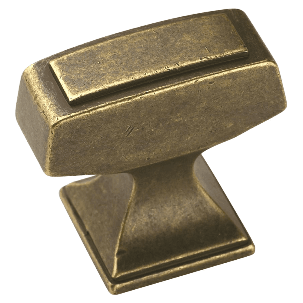 1-1/4" Mulholland T-Knob, Rustic Brass