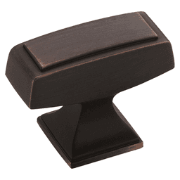 1-1/2" Mulholland Square Knob, Oil-Rubbed Bronze
