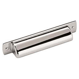 3-3/4" Rochdale Cup Pull, Polished Chrome