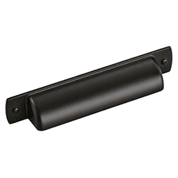 3-3/4" Rochdale Cup Pull, Matte Black