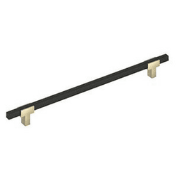 18" Urbanite Appliance Pull, Golden Champagne/Matte Black