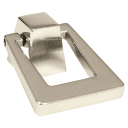 1-3/8" Blackrock Ring Pull, Polished Nickel