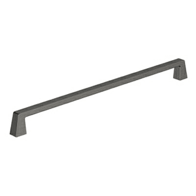 12-5/8" Blackrock Cabinet Pull, Gun Metal