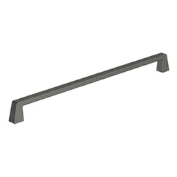 12-5/8" Blackrock Cabinet Pull, Gun Metal