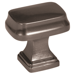 1-1/4" Revitalize Rectangle Knob, Gunmetal
