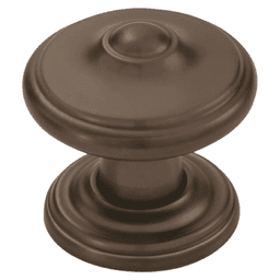 1-1/4" Revitalize Round Knob, Caramel Bronze, 1-1/4" Length
