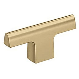 2-1/2" Riva Cabinet T-Knob, Champagne Bronze
