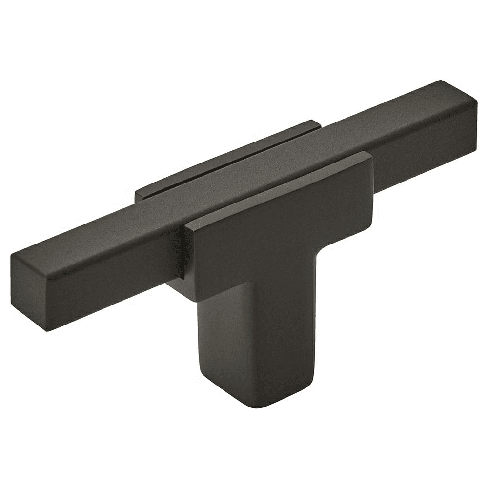 2-5/8" Urbanite T-Handle Knob, Matte Black/Matte Black