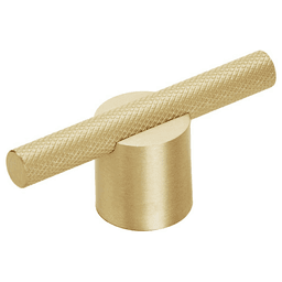 5/8" Transcendent T-Handle Pull, Matte Gold