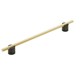 10-1/16" Transcendent Bar Pull, Matte Black/Matte Gold