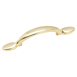3" Allison Value Hardware Handle Pull, Regency Brass, 5-13/16" Length