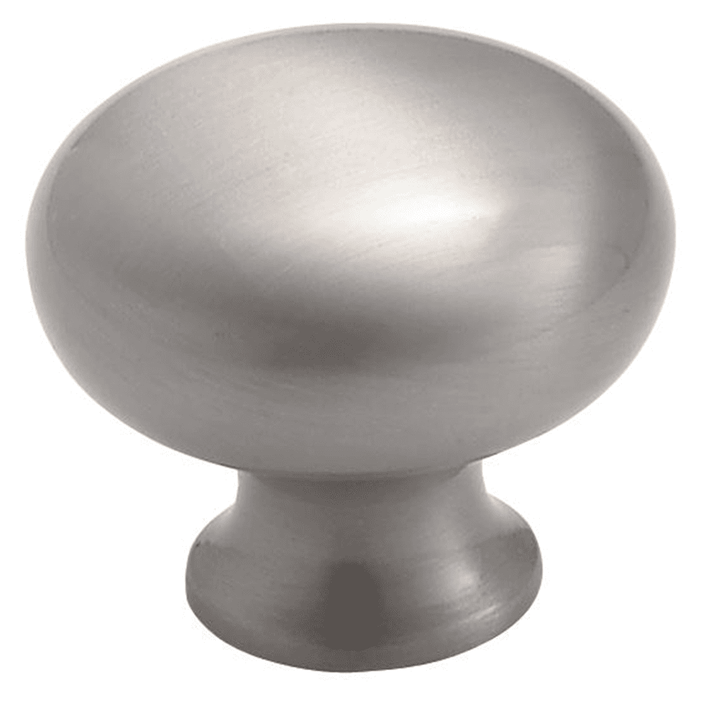 1-1/4" Traditional Classics Mushroom Knob, Satin Nickel