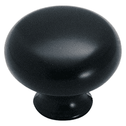 1-5/16" Traditional Classics Mushroom Knob, Matte Black
