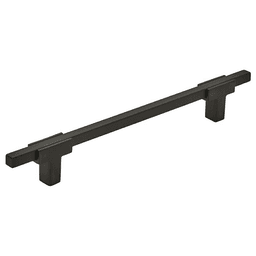 6-5/16" Urbanite Handle Pull, Matte Black/Matte Black