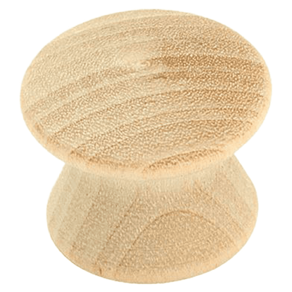1" Everyday Heritage Wooden Knob, Unfinished