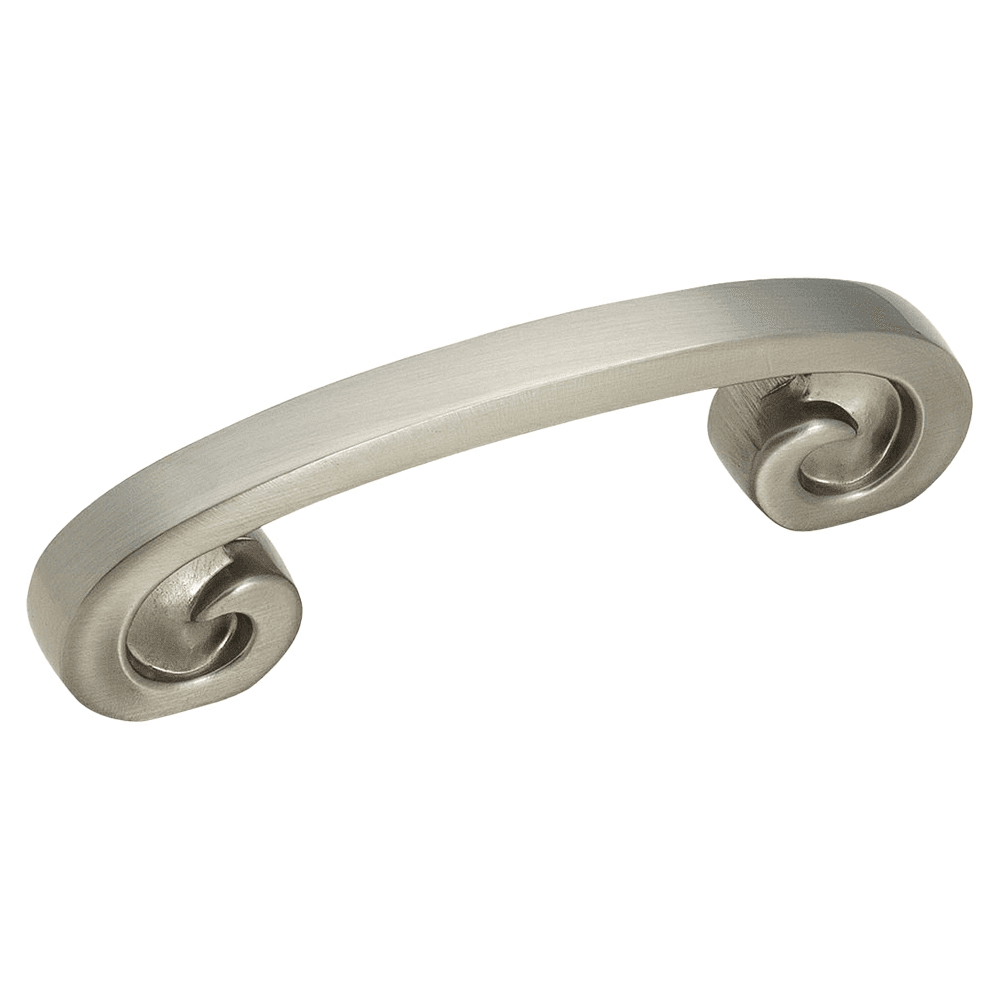 3" Swirl'Z Handle Pull, Satin Nickel