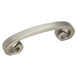 3" Swirl'Z Handle Pull, Satin Nickel
