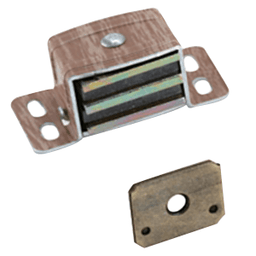 9798 Magnetic Catch, Aluminum Wood