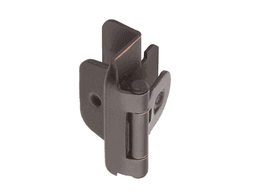 Double Demountable Hinge, Self-Closing, 1/2" Overlay, Sterling Nickel-Plated