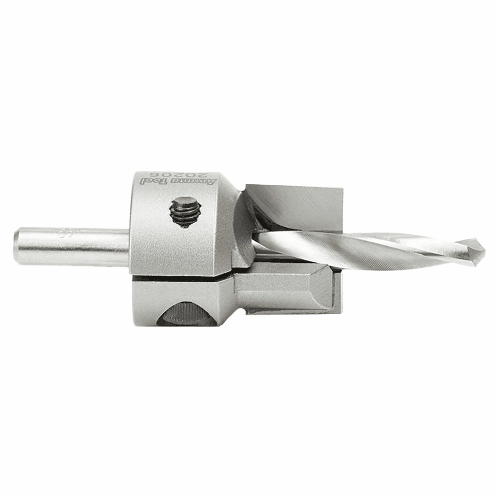 27/32" - 1" x 1-5/16" Carbide Tipped Adjustable Countersink Bit, 1/4" - 13/32" Shank