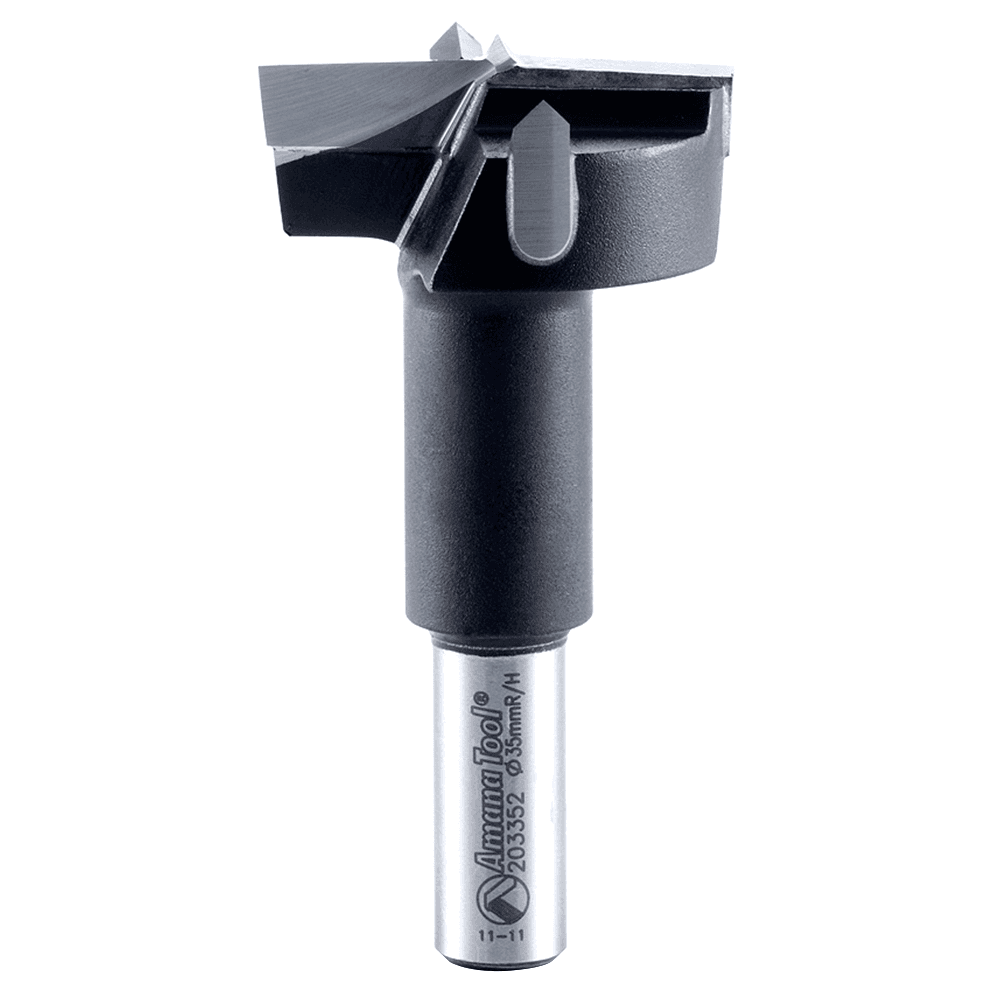 35mm x 70mm Hinge Boring Bit, Right Hand, 10mm Shank