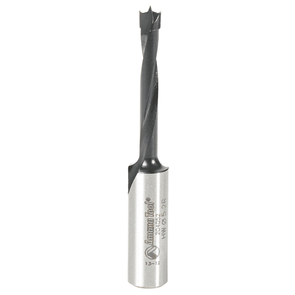 5.2mm x 70mm Brad Point Boring Bit, Right Hand, 10mm Shank