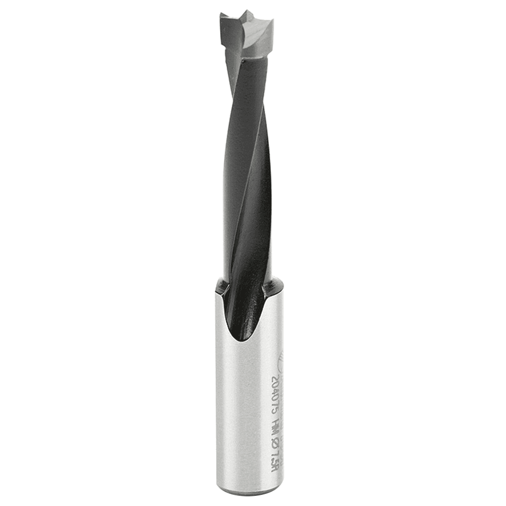 7.5mm x 70mm Brad Point Boring Bit, Right Hand, 10mm Shank