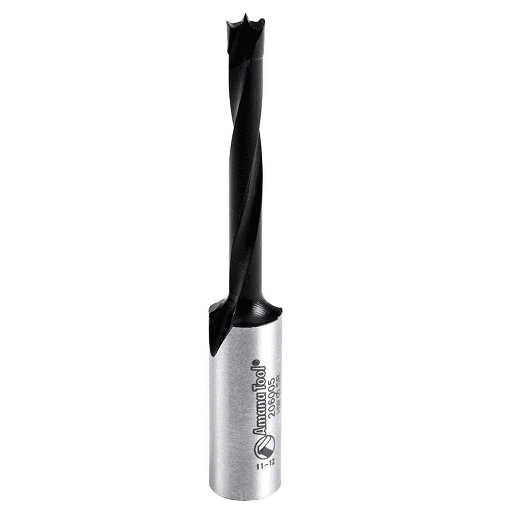 5mm x 70mm Ditec High Performance Brad Point Boring Bit, Right Hand, 10mm Shank