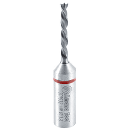 3.2mm x 57mm Brad Point Boring Bit, Left Hand, 10mm Shank