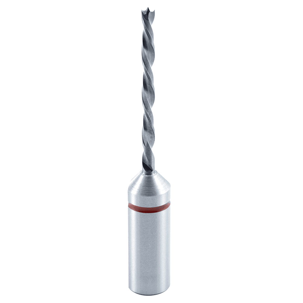 3mm x 70mm Cutting Edge Brad Point Boring Bit, Left Hand, 10mm Shank