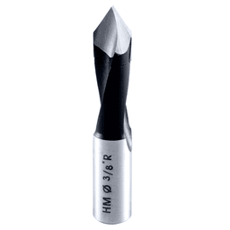 3/8" x 57mm Through-Hole Boring Bit, Right Hand