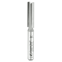 1/4" x 2-1/4" Double 'O' Flute Plastic Cutting Router Bit, 2-Flute, 1/4" Shank