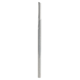 1/8" x 3" Single 'O' Flute Plastic Cutting Router Bit, 1-Flute, 1/8" Shank
