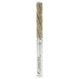 1/4" x 3" Down-Cut End Mill Coated/Electro-Plated Diamonds Straight Plunge Bit, 3-Flute, 1/4" Shank