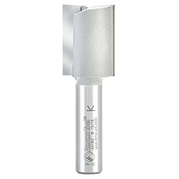 15/16" x 3" High Production Straight Plunge Router Bit, 2-Flute, 1/2" Shank