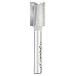 31/64" x 2-1/4" High Production Straight Plunge Router Bit, 2-Flute, 1/4" Shank