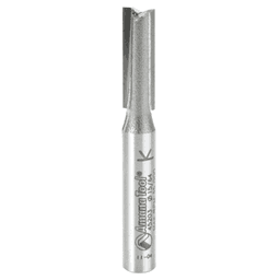 15/64" x 2" Undersized Plywood Dado Plunge Router Bit, 2-Flute, 1/4" Shank